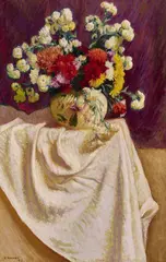 Roderic O'Conor, Fleurs, Oil on canvas