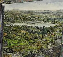 Nick Miller, Kilronan View, Lough Meelagh, 2003, oil on linen