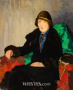 Charles Vincent Lamb, JANE LOUISE MACENRI, 1924, oil on board
